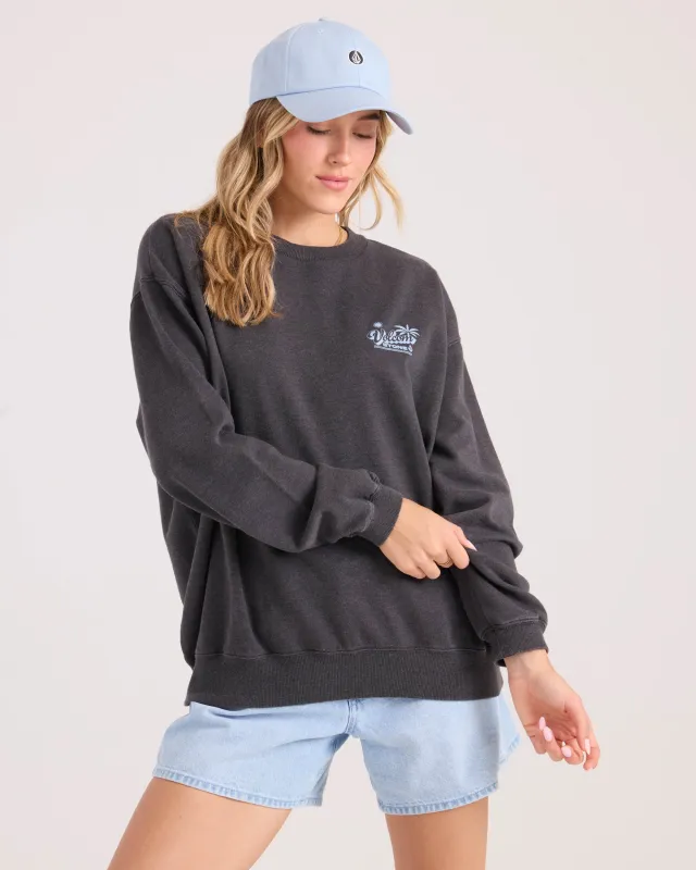 Women's Levy Crew Fleece made by Volcom