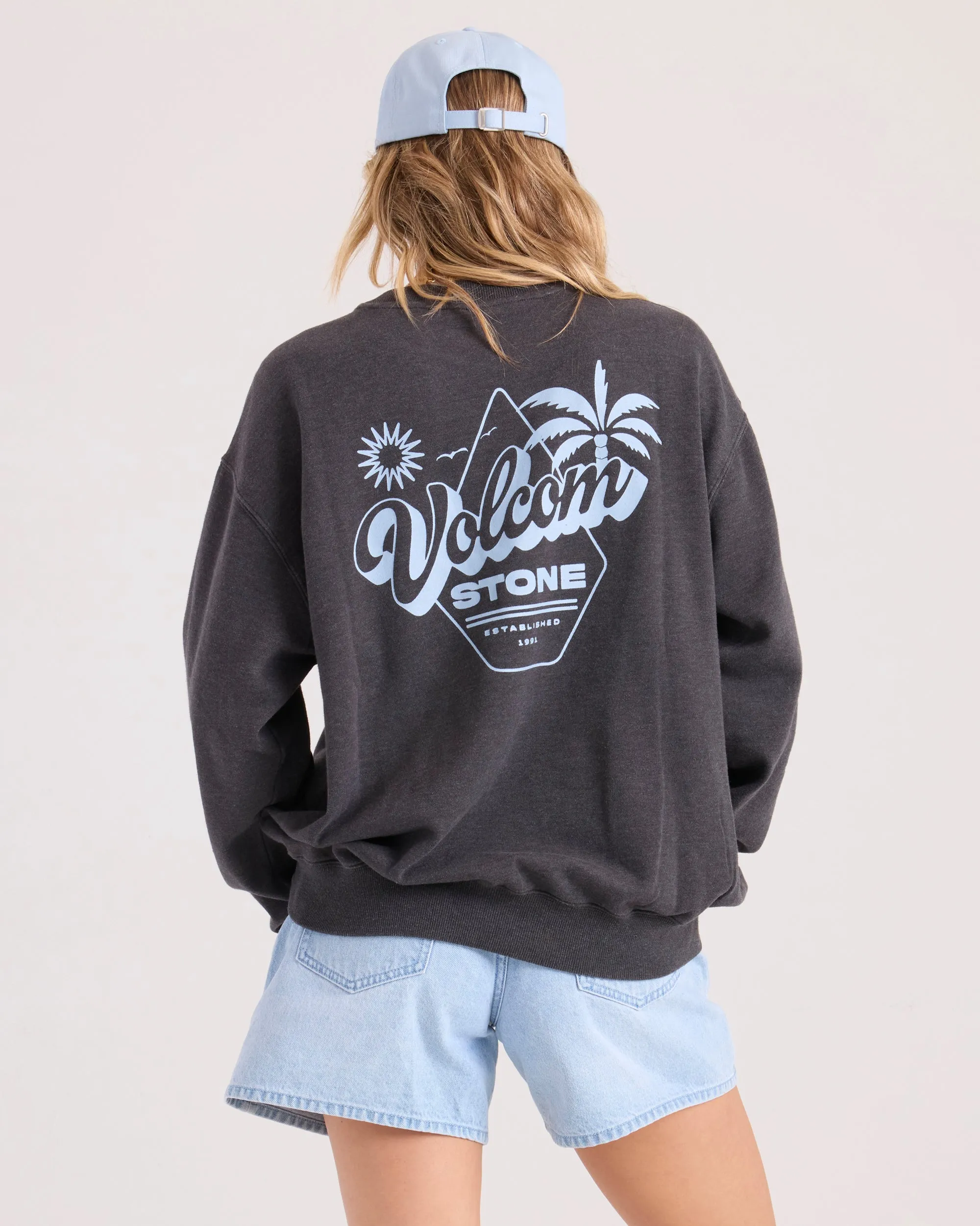 Women's Levy Crew Fleece sold by Volcom product image thumbnail 2