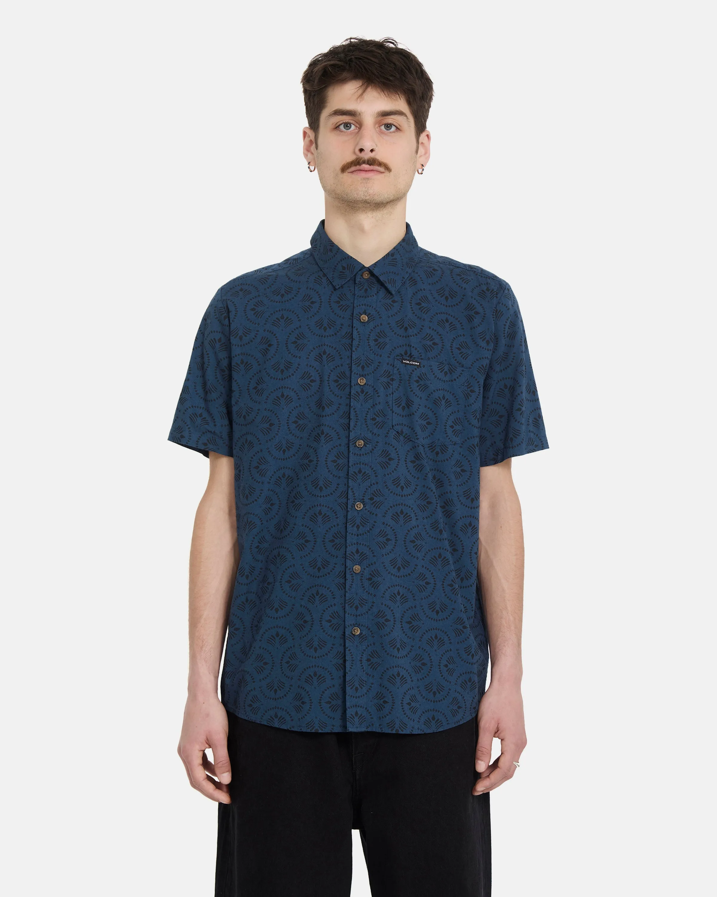 Men's Scaler Stone Woven Short Sleeve Shirt sold by Volcom