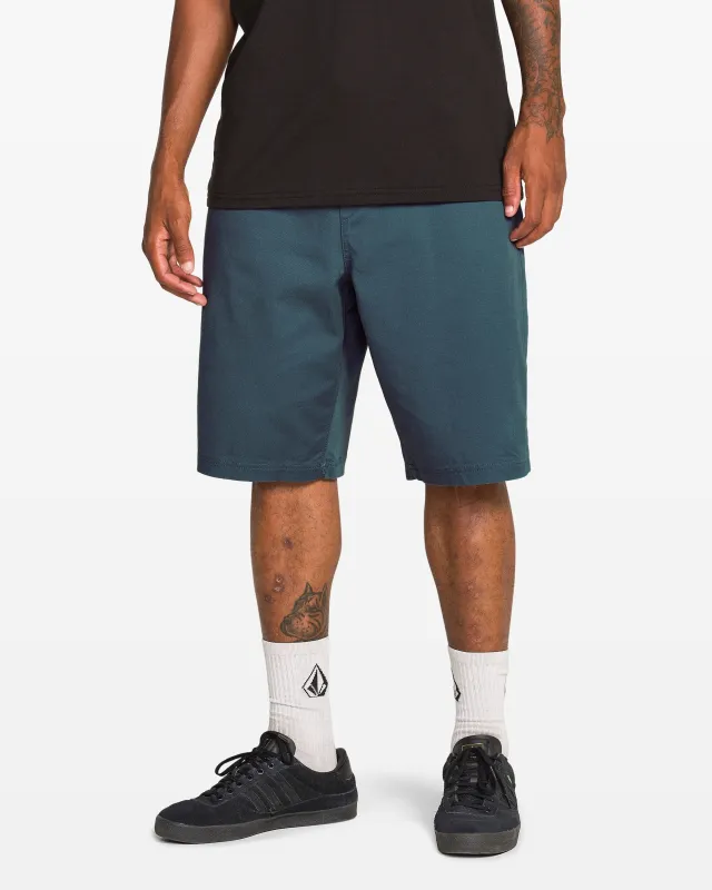 Men's Freazy Loose Elastic Waist Shorts made by Volcom