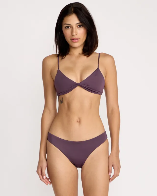 Women's Simply Seamless V-Neck Bikini Top made by Volcom