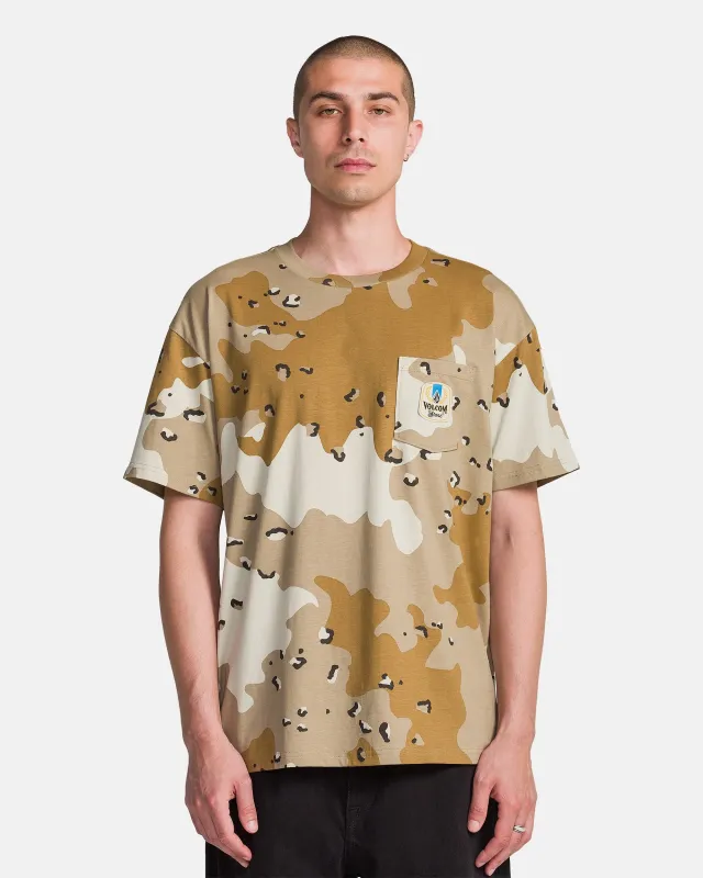 Men's Desert Beers Pocket Short Sleeve Tee made by Volcom