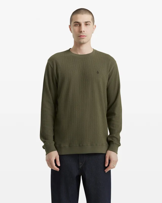 Men's Gridstone Crew Long Sleeve Tee made by Volcom