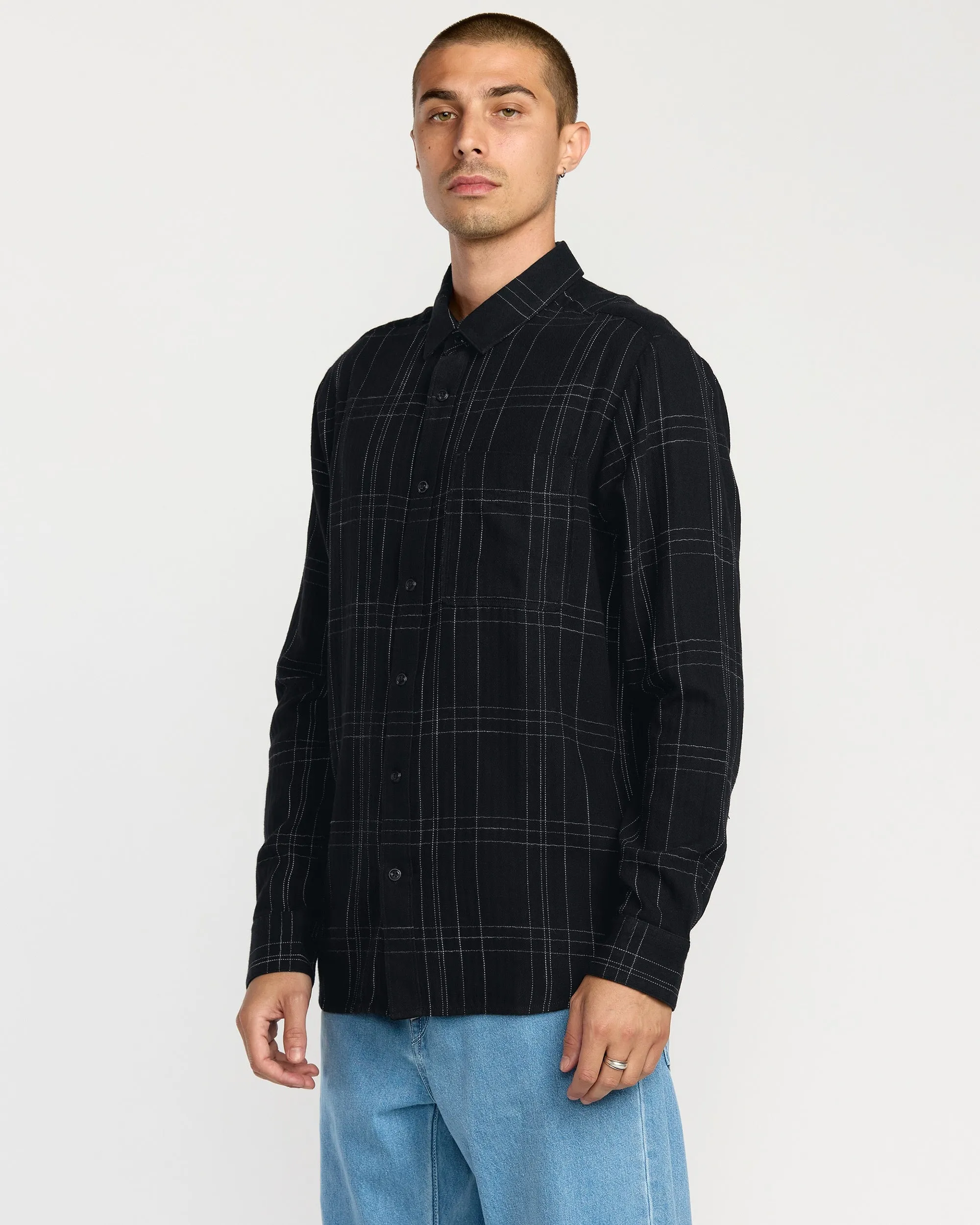Men's Date Knight Long Sleeve Shirt sold by Volcom product image thumbnail 4