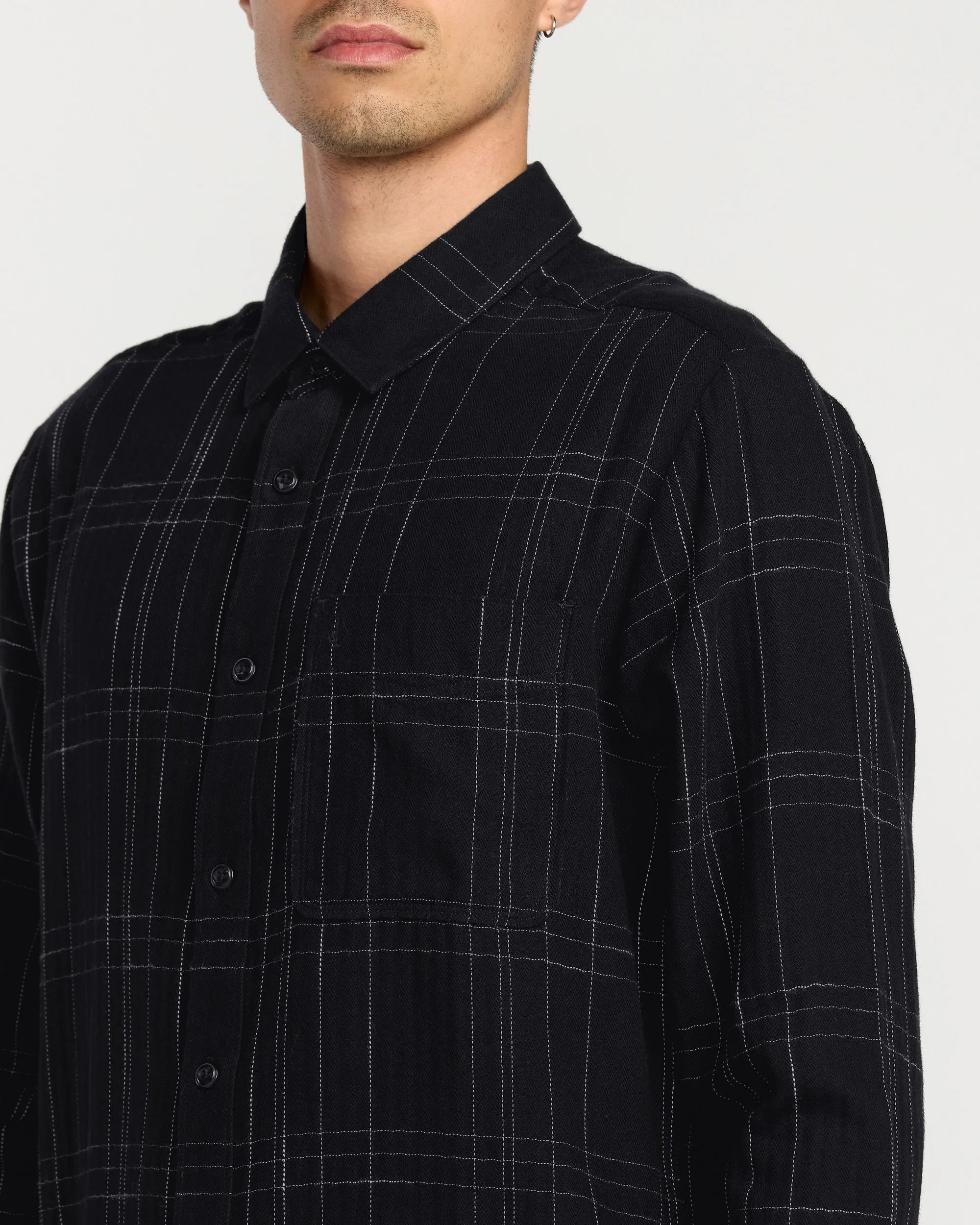 Men's Date Knight Long Sleeve Shirt sold by Volcom product image thumbnail 3