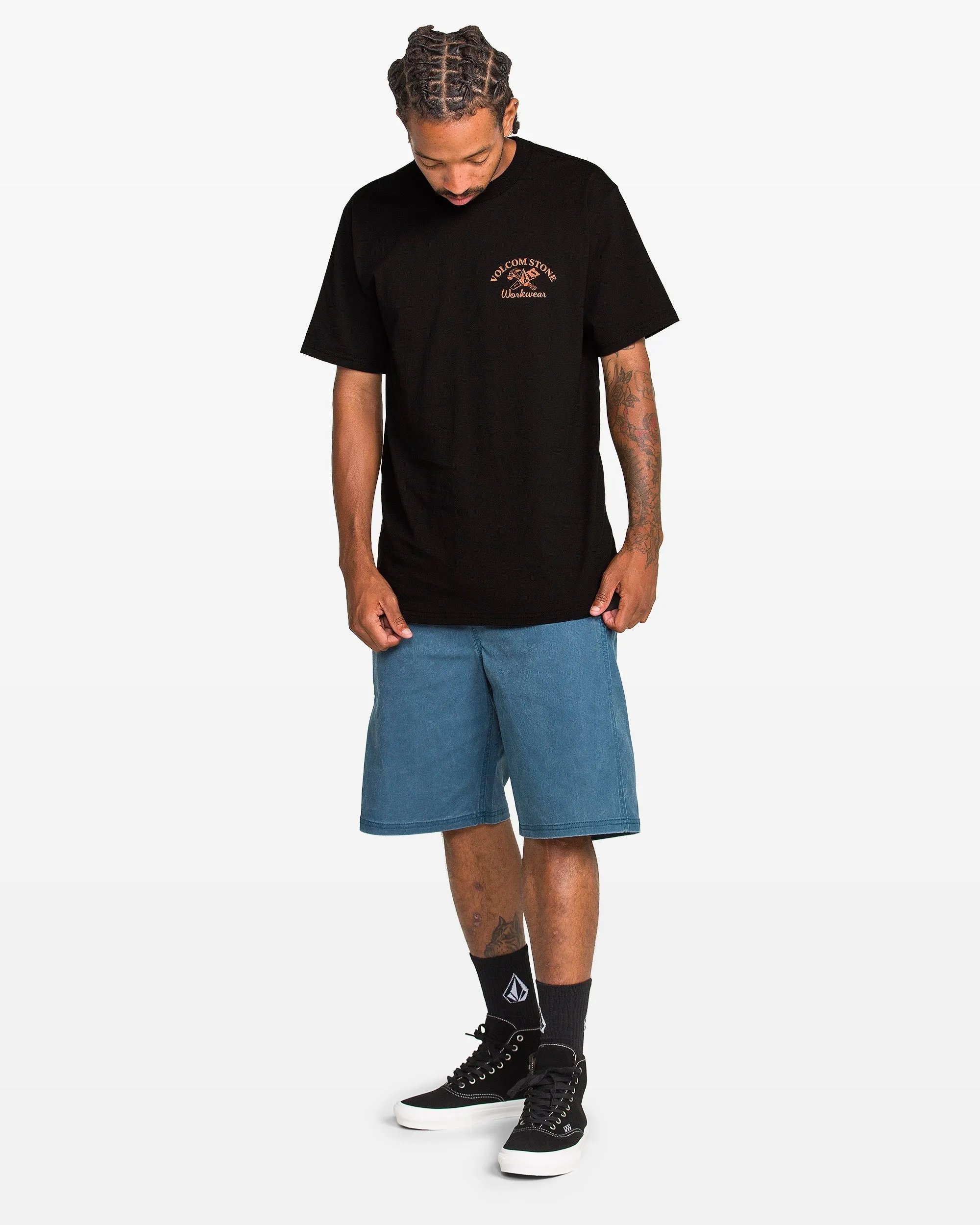 Men's Crosscut Workwear Short Sleeve Tee sold by Volcom product image thumbnail 5