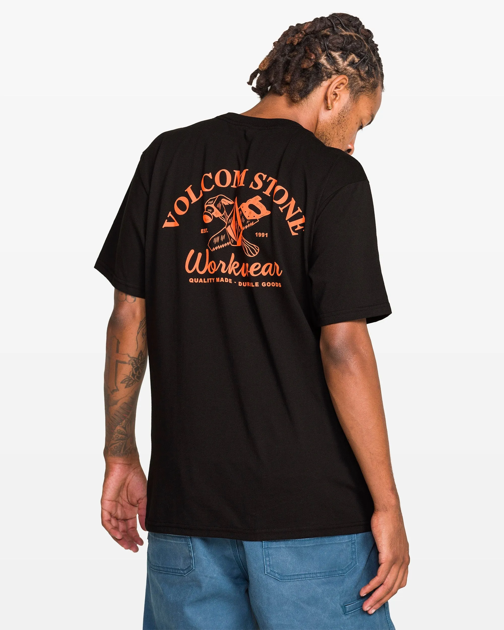 Men's Crosscut Workwear Short Sleeve Tee sold by Volcom product image thumbnail 2