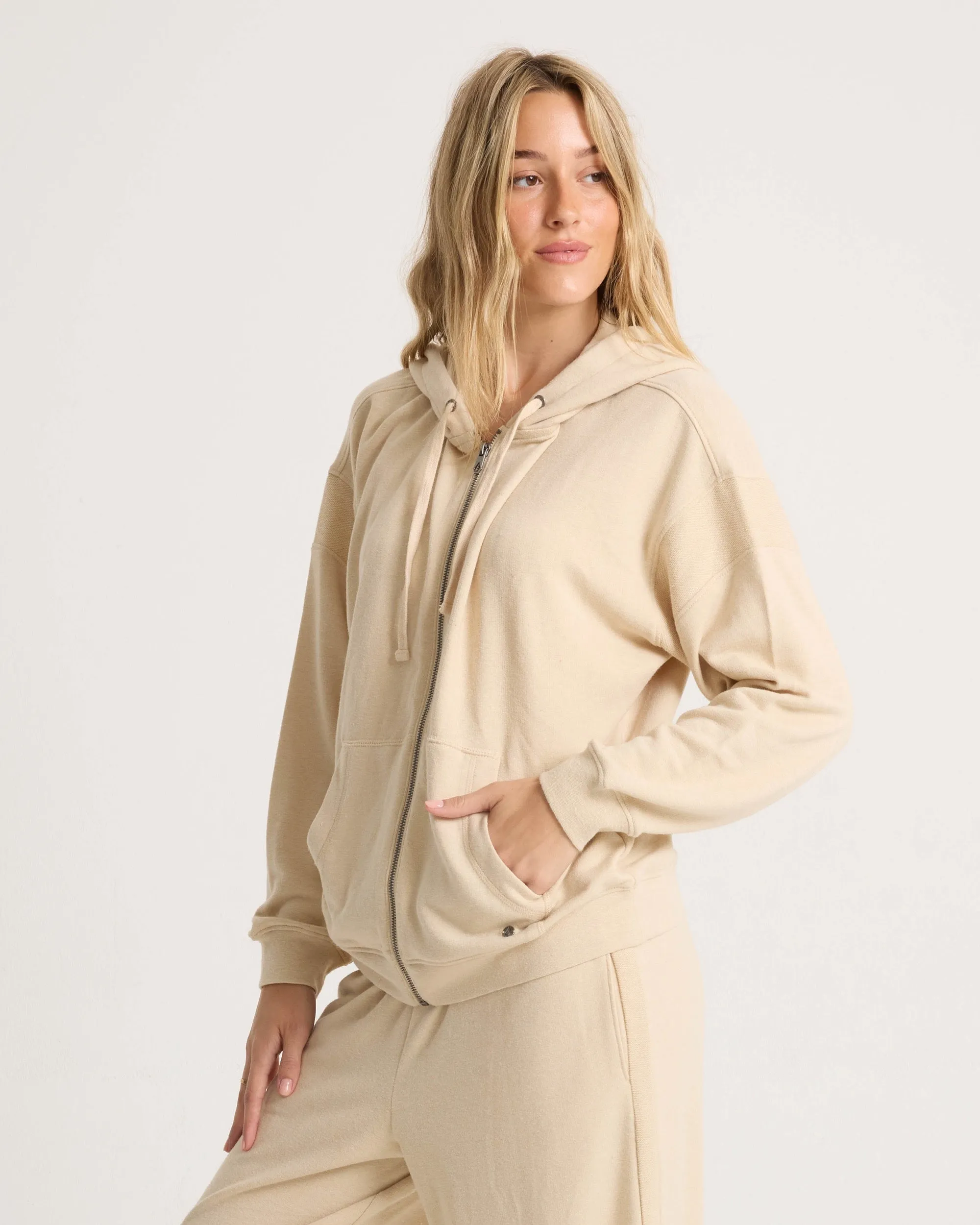 Women's Lil Frenchie Zip Hoodie sold by Volcom product image thumbnail 4