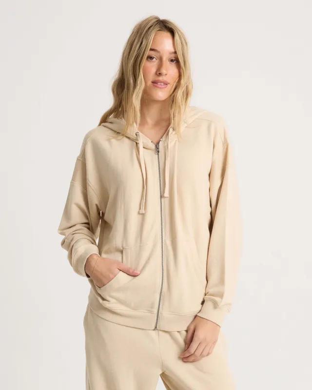 Women's Lil Frenchie Zip Hoodie made by Volcom