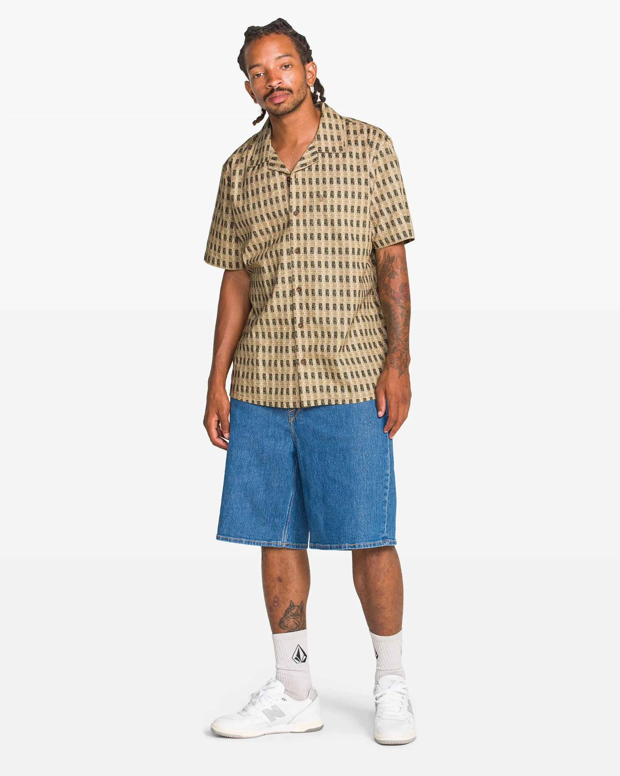 Men's Macros Short Sleeve Shirt sold by Volcom product image thumbnail 4