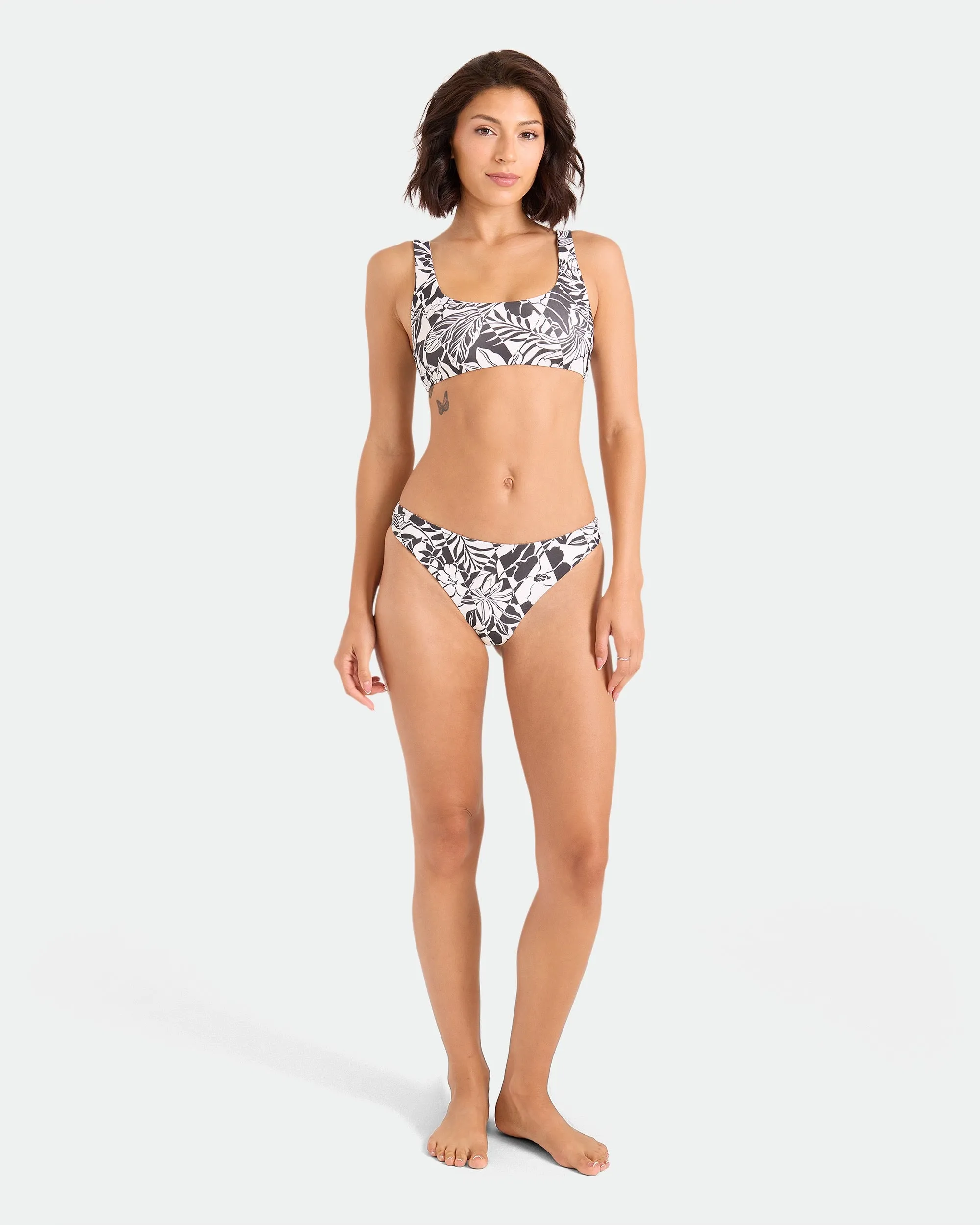 Women's Hibiscus Diamond Midrise Skimpy Reversible Bikini Bottom sold by Volcom product image thumbnail 3