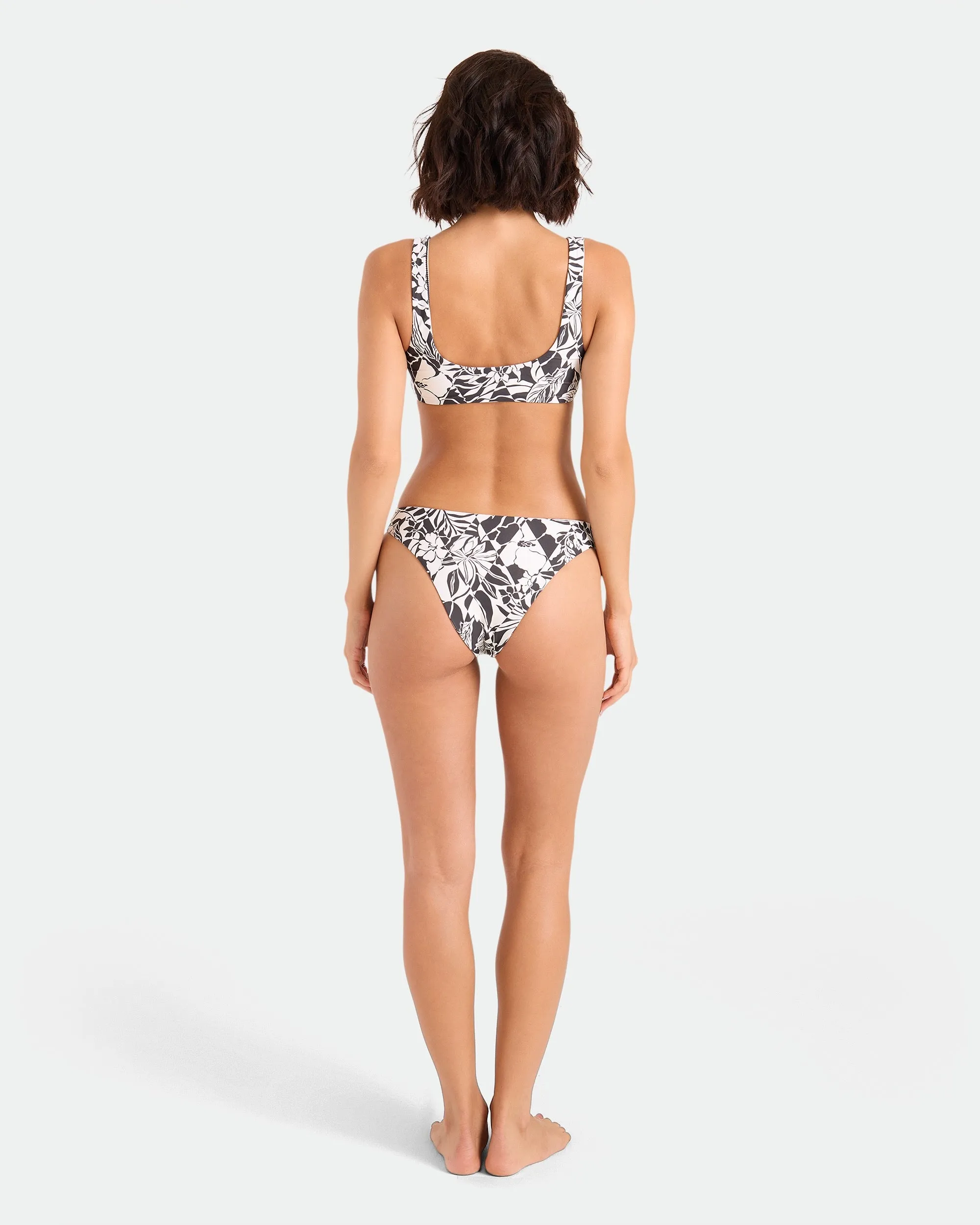 Women's Hibiscus Diamond Midrise Skimpy Reversible Bikini Bottom sold by Volcom product image thumbnail 5