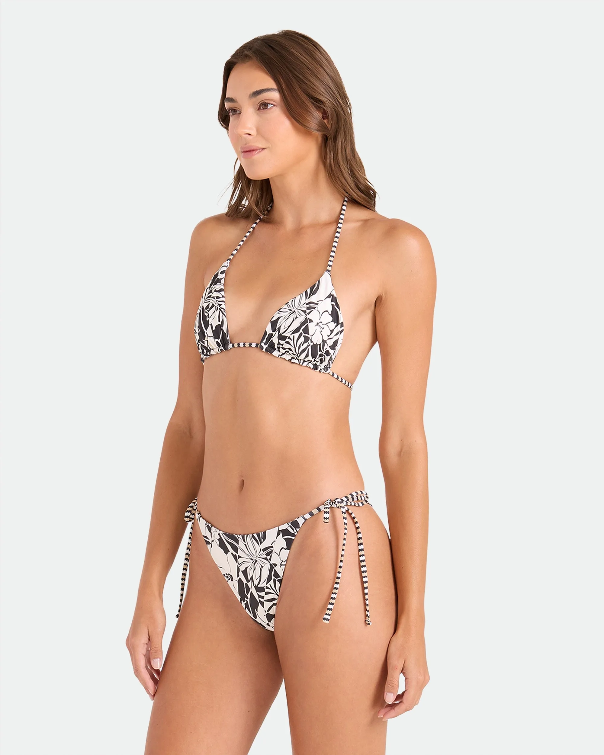 Women's Hibiscus Diamond Tie Side Full Reversible Bikini Bottom sold by Volcom product image thumbnail 4