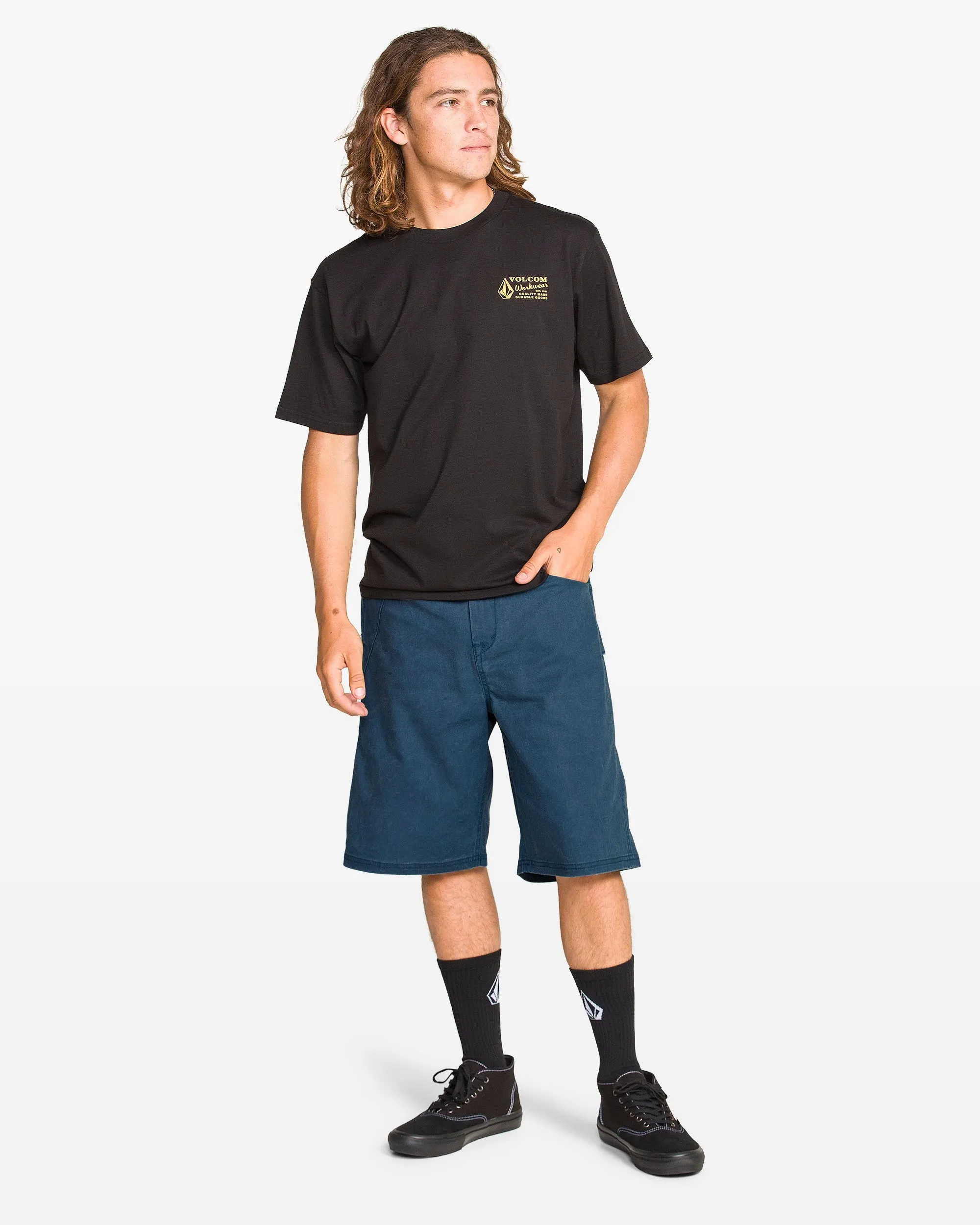 Men's Dialed Relaxed Work Shorts sold by Volcom product image thumbnail 4
