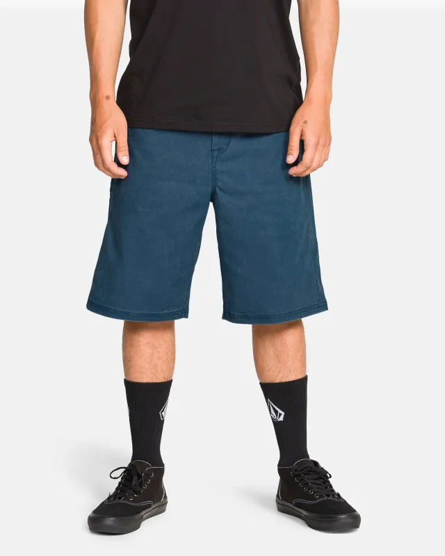 Men's Dialed Relaxed Work Shorts made by Volcom