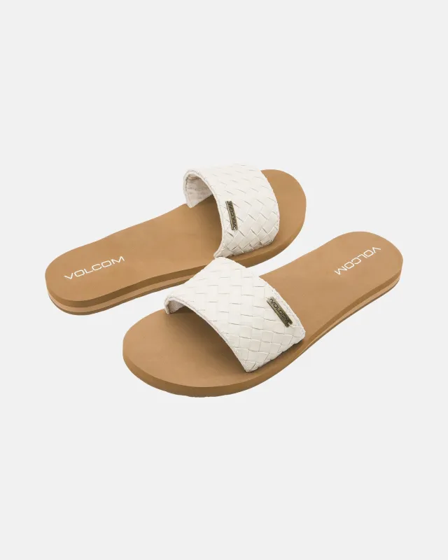 Women's Simple Braided Slides made by Volcom