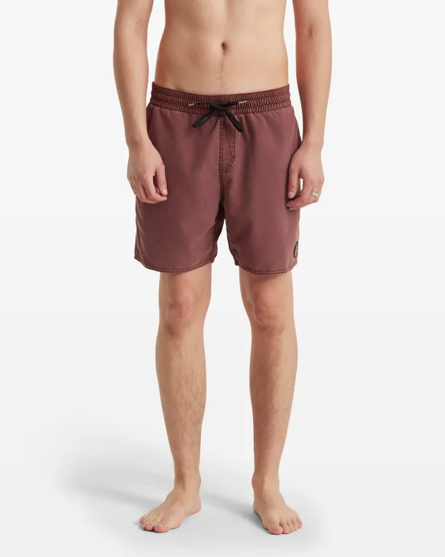 Men's Center Elastic Waist Trunks made by Volcom