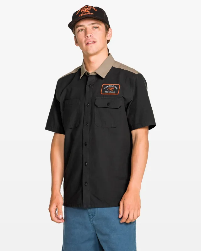 Men's Slab City Short Sleeve Shirt made by Volcom
