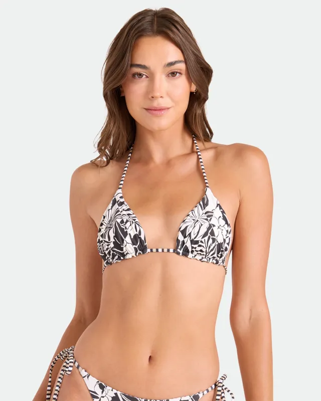 Women's Hibiscus Diamond Reversible Triangle Top made by Volcom