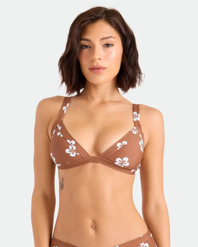 Women's Coco Retro Bloom Banded Triangle Top made by Volcom
