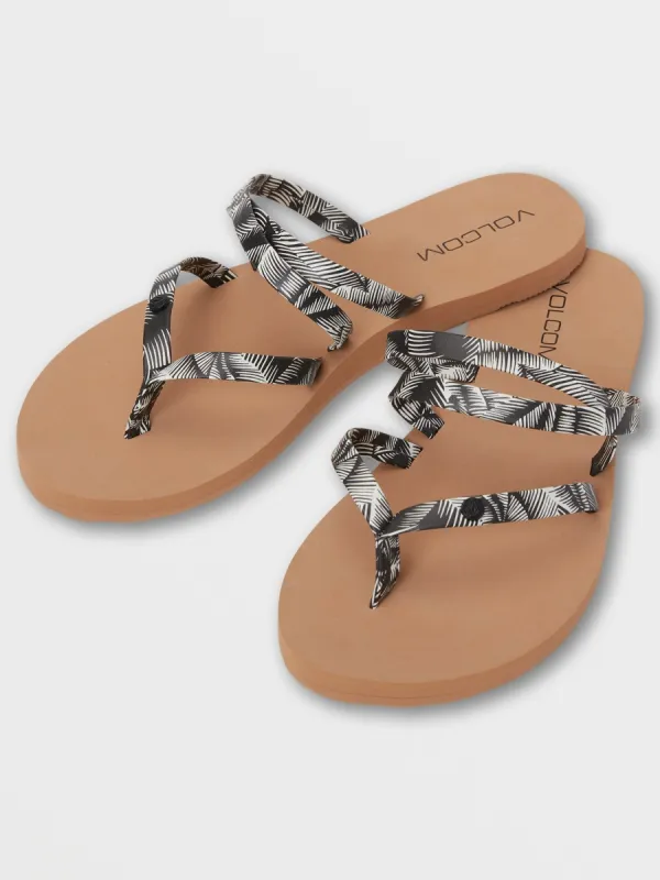Easy Breezy II Sandal - Black White sold by Volcom
