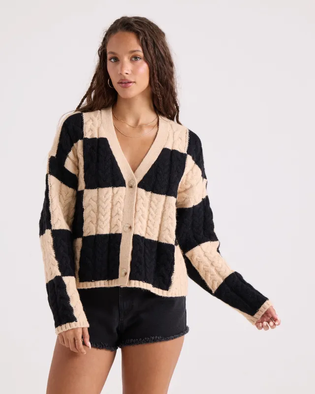 Women's Check You Sweater made by Volcom