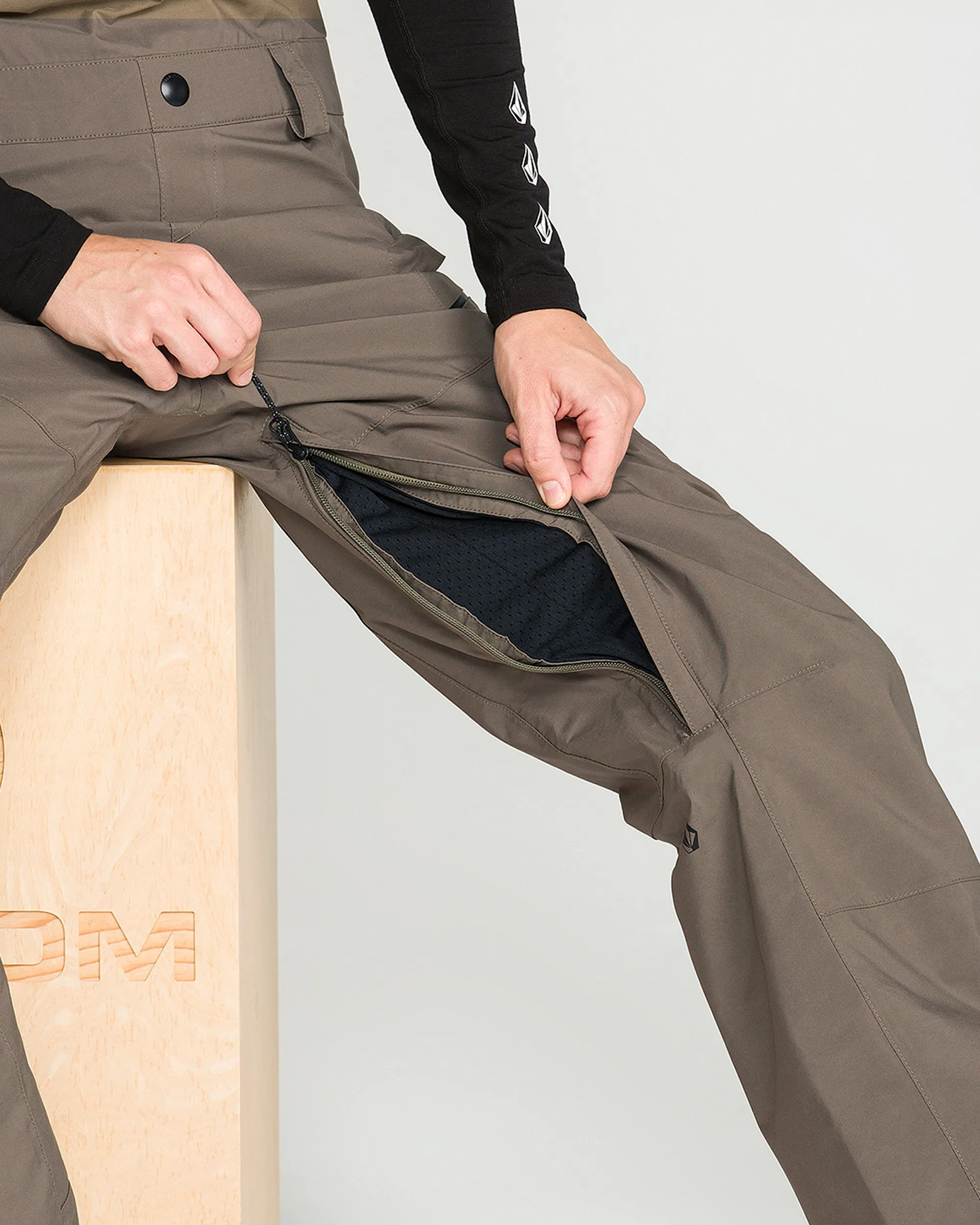 Women's Ash Stretch Gore Bib sold by Volcom product image thumbnail 5