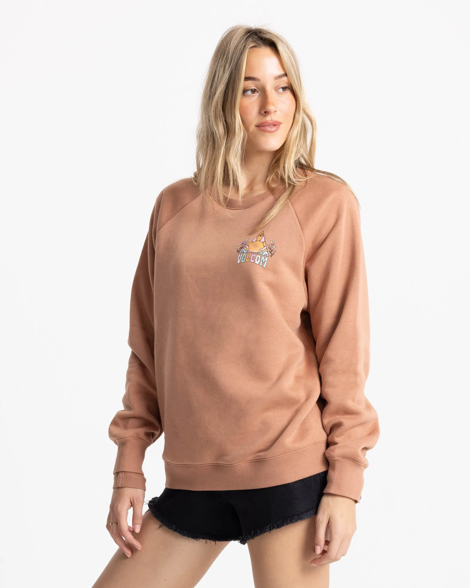 Women's Stone Magic Boyfriend Crew sold by Volcom product image thumbnail 3