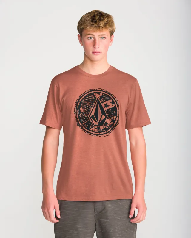 Men's Core Stone Short Sleeve Tee made by Volcom