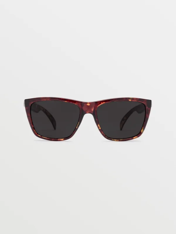 Plasm Sunglasses - Gloss Sea Grass Tort/Gray sold by Volcom