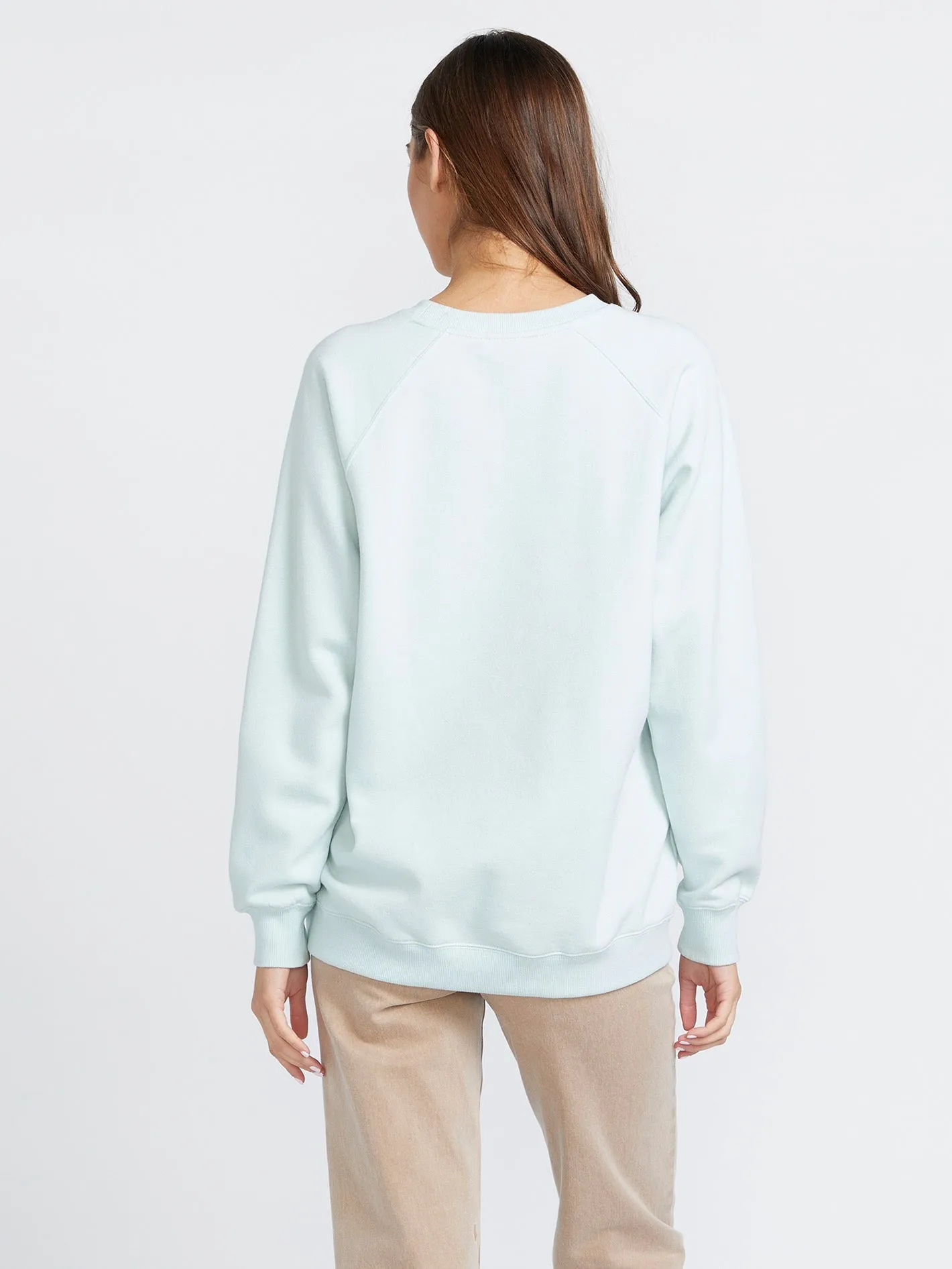 Stone Magic Boyfriend Crew Sweatshirt - Chlorine sold by Volcom product image thumbnail 2
