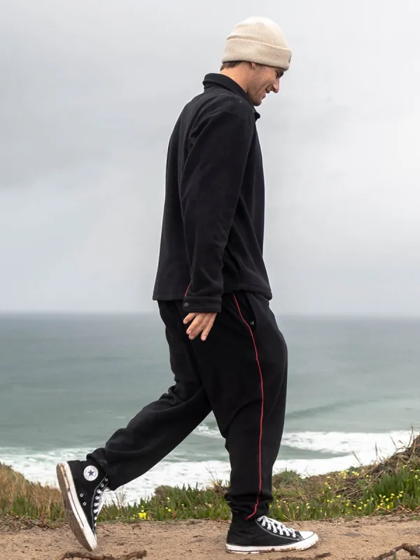 Surf Vitals Jack Robinson Elastic Waist Pants - Black made by Volcom