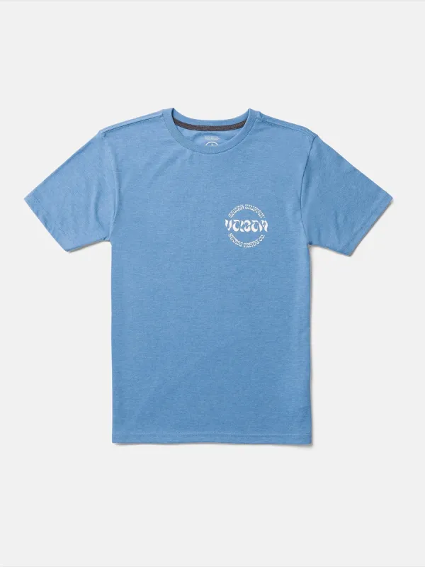 Little Boys Stoneature Short Sleeve Tee - Blue Bird Heather sold by Volcom