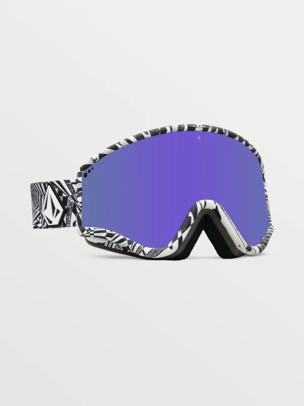 Yae Goggle - Op Art / Purple Chrome+BL sold by Volcom