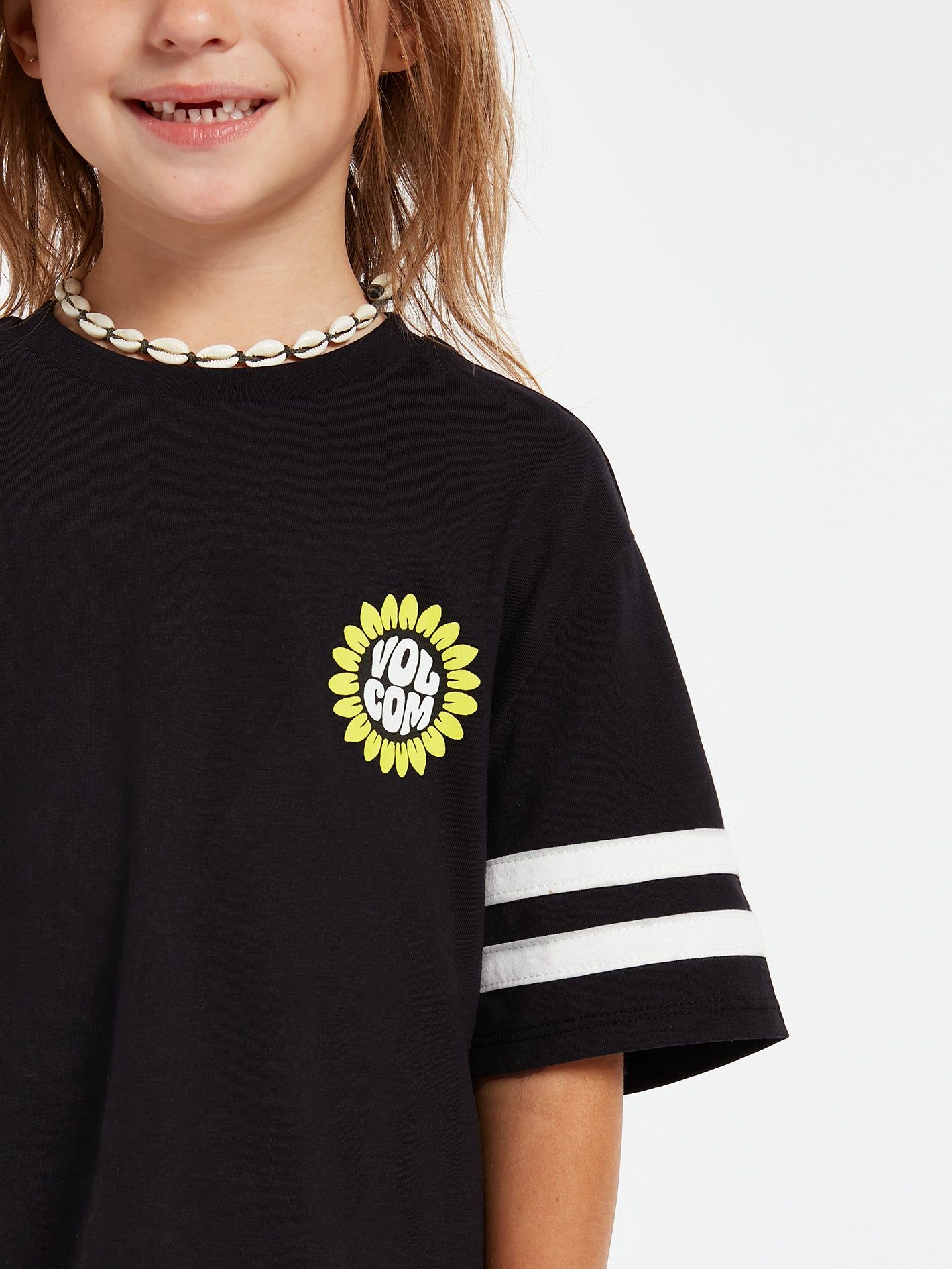 Girls Truly Stoked Tee - Black sold by Volcom product image thumbnail 5