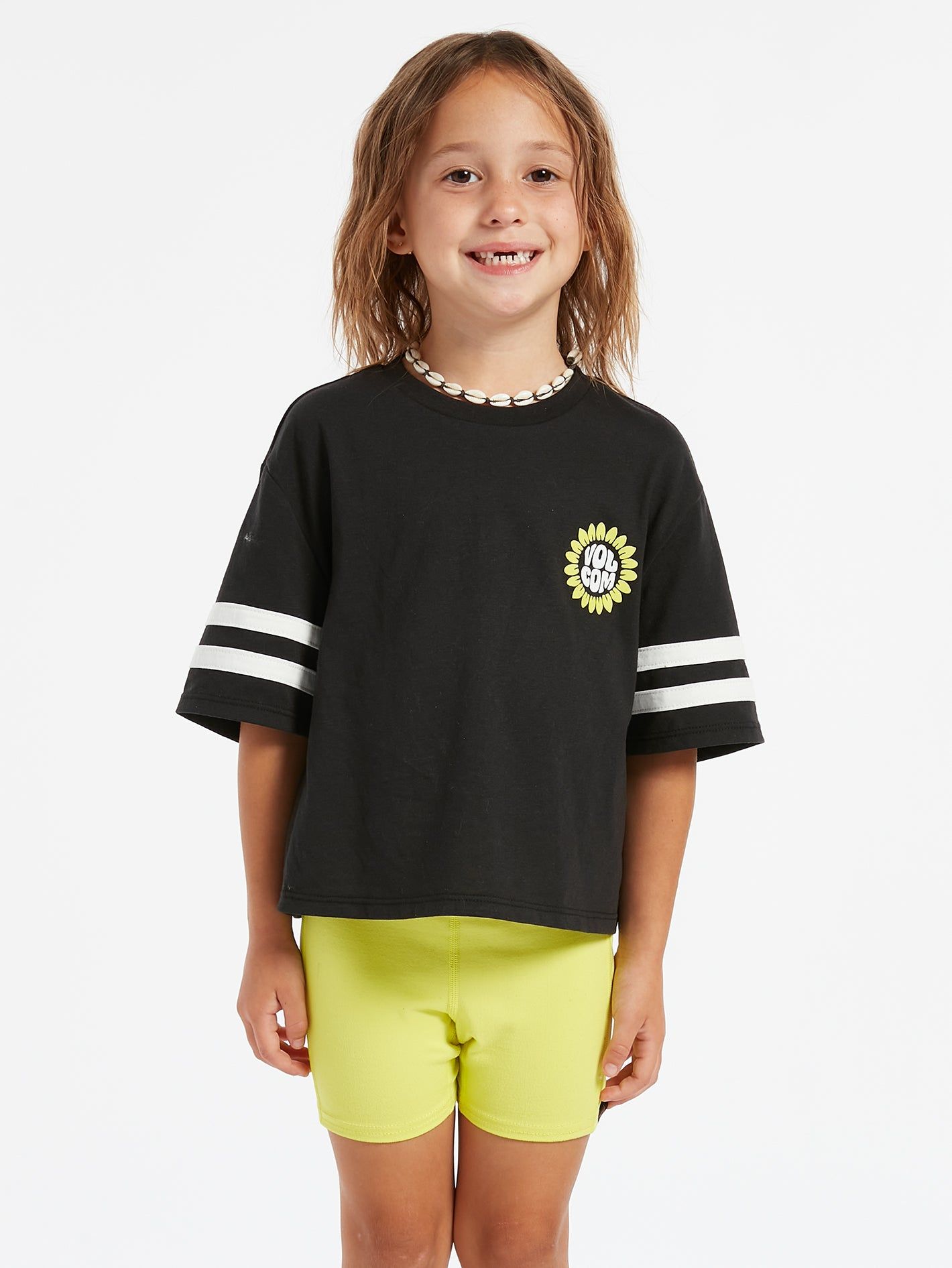 Girls Truly Stoked Tee - Black sold by Volcom product image thumbnail 3