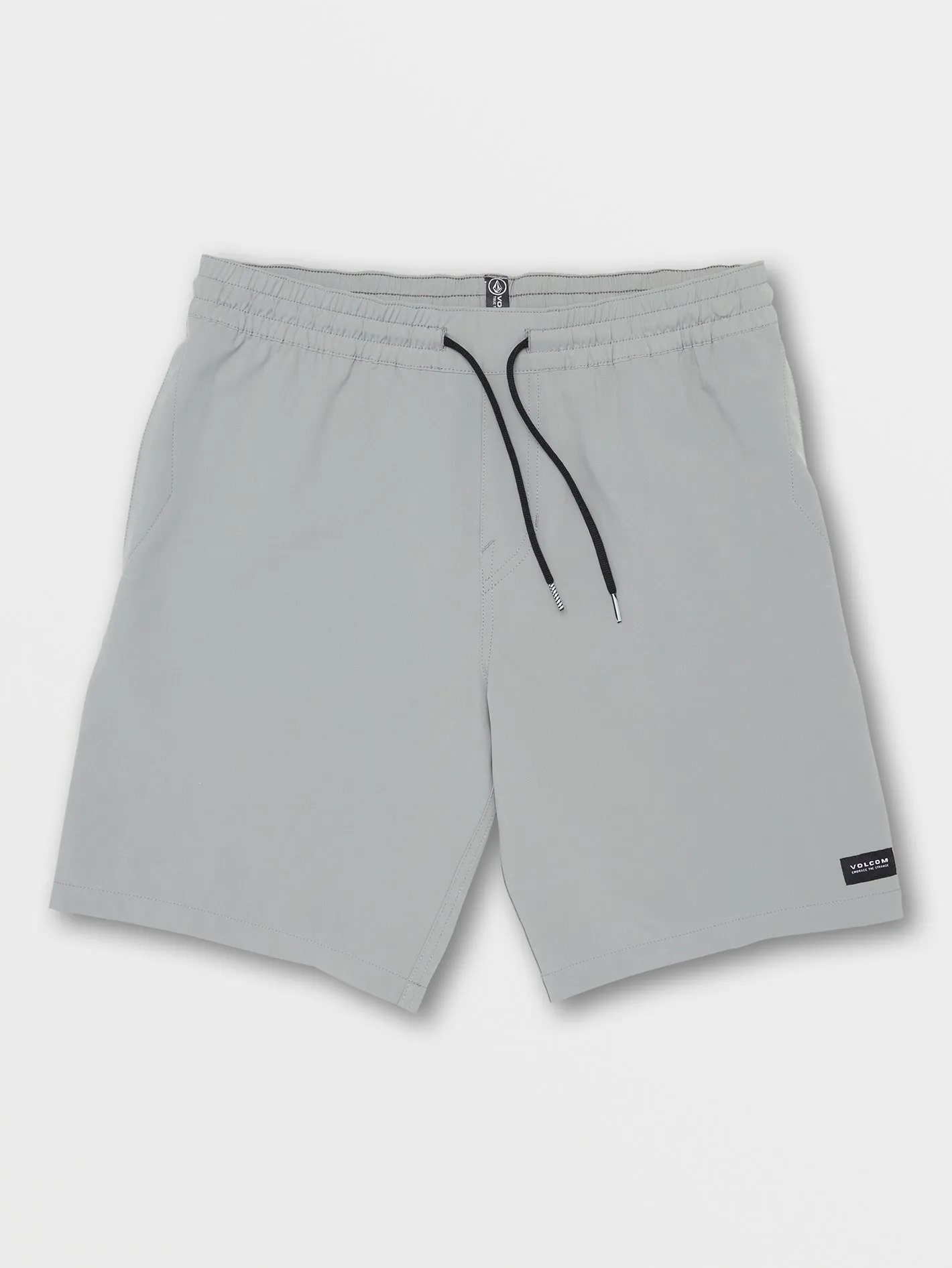 Stones Hybrid Elastic Waist Shorts - Grey sold by Volcom