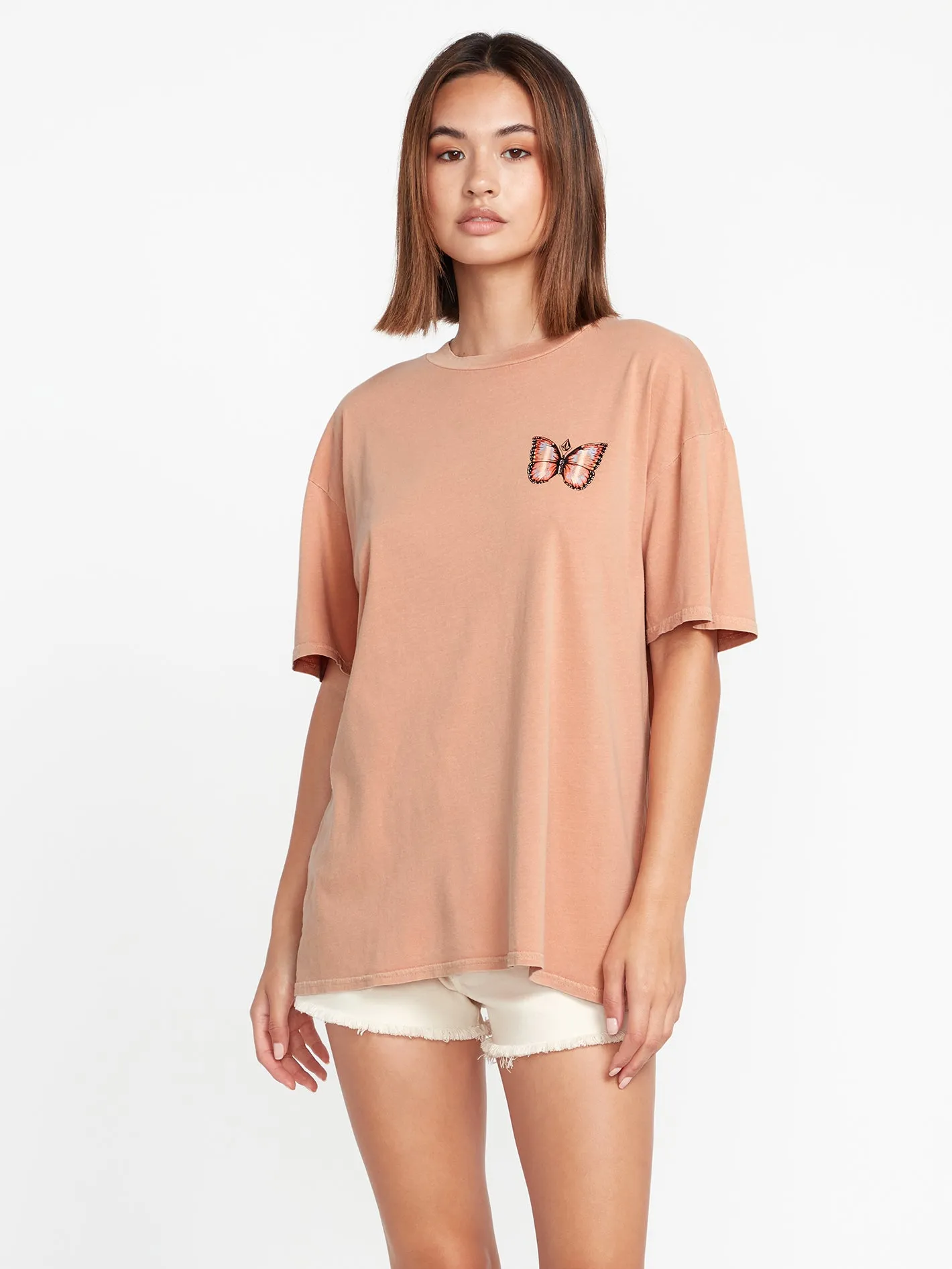 Stones Throw Short Sleeve Tee - Clay sold by Volcom product image thumbnail 3