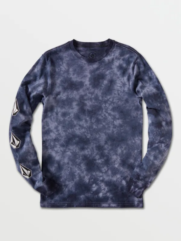 Big Boys Iconic Stone Tie Dye Long Sleeve Tee - Multi sold by Volcom