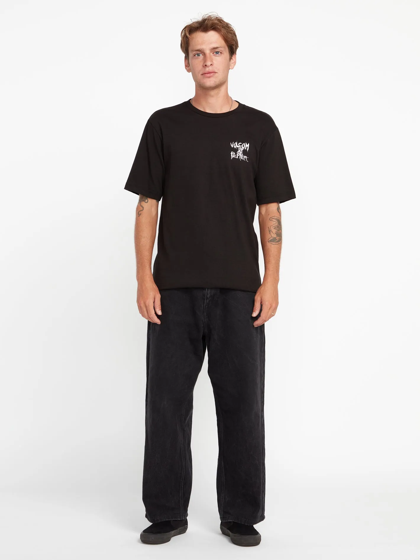 Volcom Entertainment X Pepper Short Sleeve Tee - Black sold by Volcom