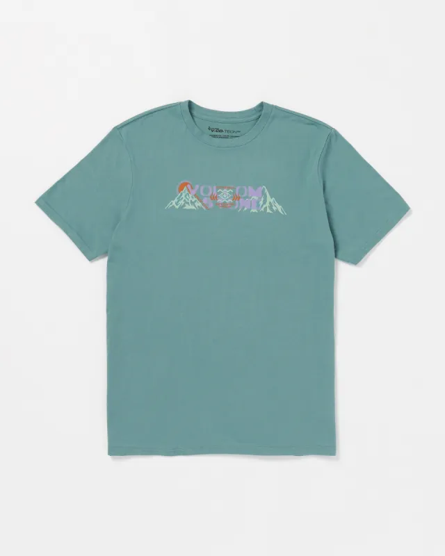 Crevasse Tech Short Sleeve Tee - Service Blue sold by Volcom