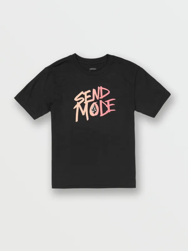 Little Boys Send Mode Tech Short Sleeve Tee - Black sold by Volcom