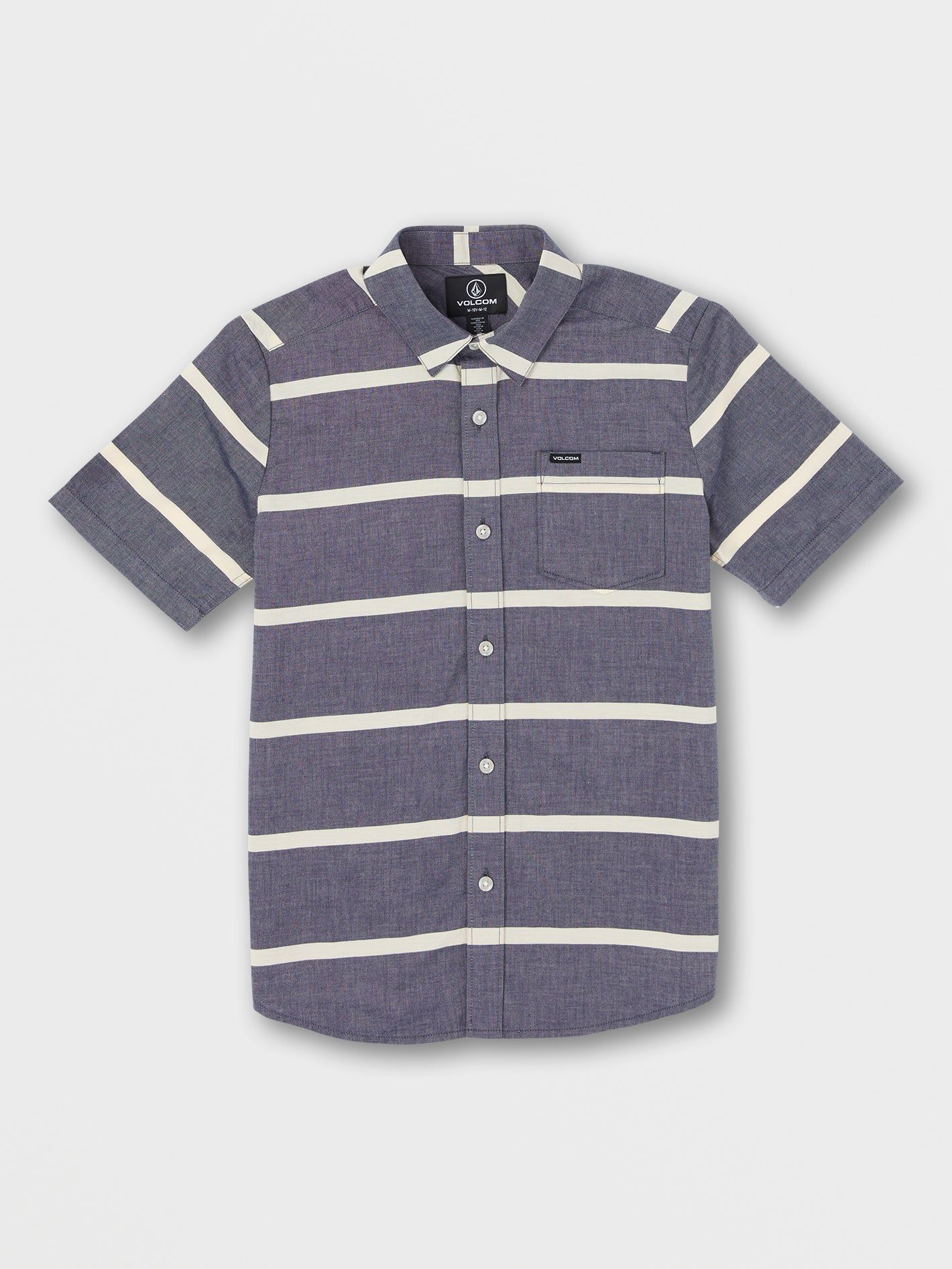 Big Boys Stone Stagger Short Sleeve Shirt - Marina Blue sold by Volcom