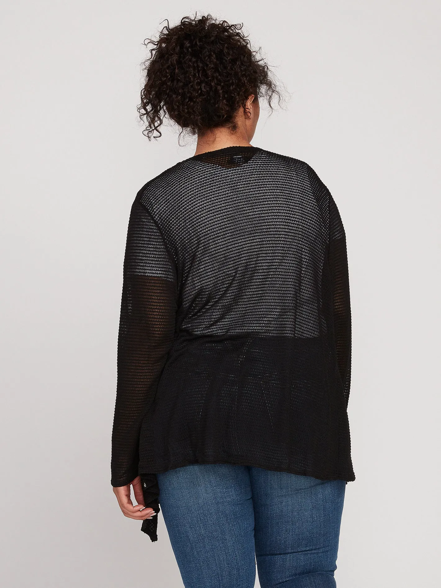 Go Go Wrap Plus Size Cardigan - Black sold by Volcom product image thumbnail 2