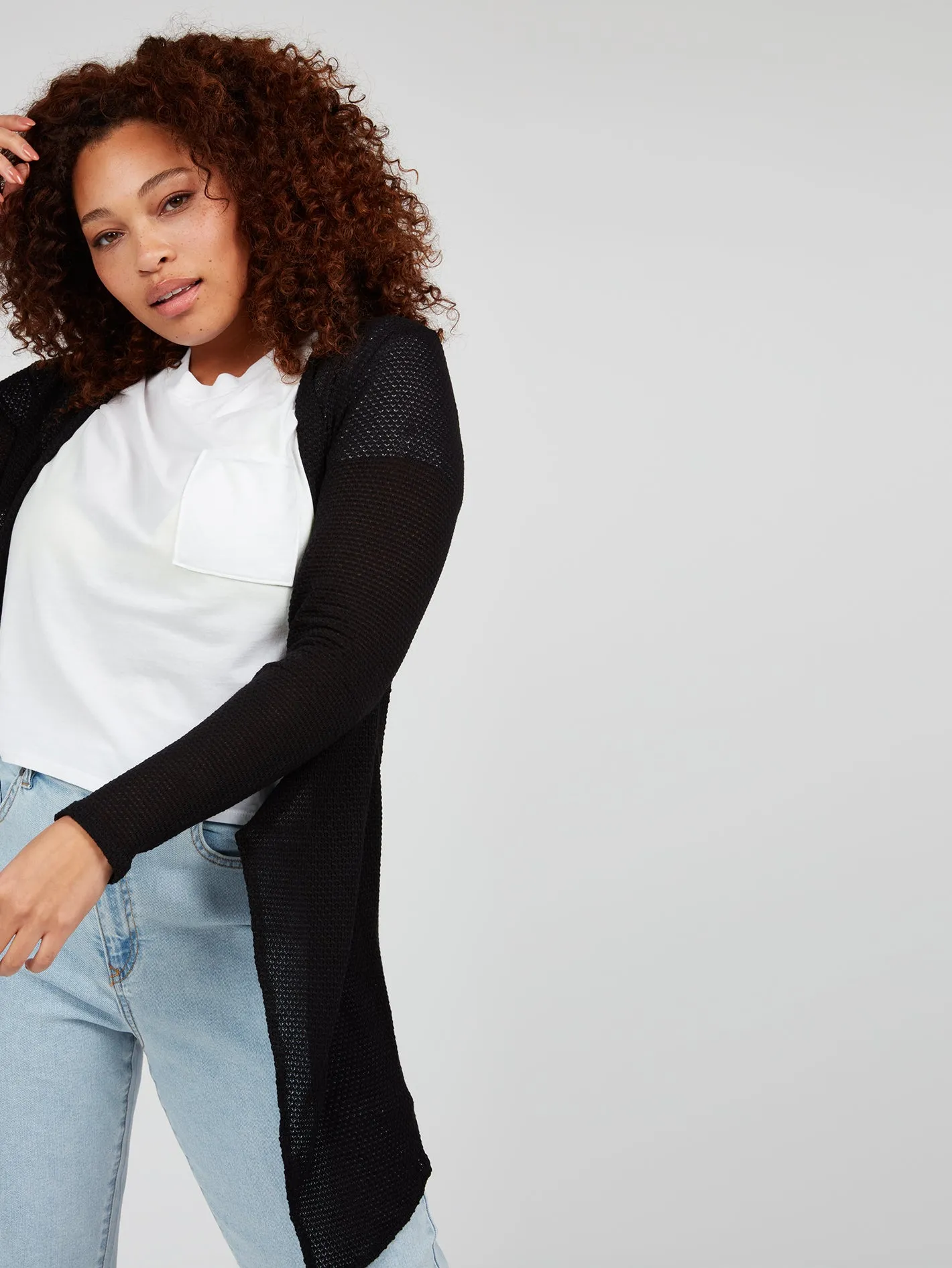 Go Go Wrap Plus Size Cardigan - Black sold by Volcom product image thumbnail 5