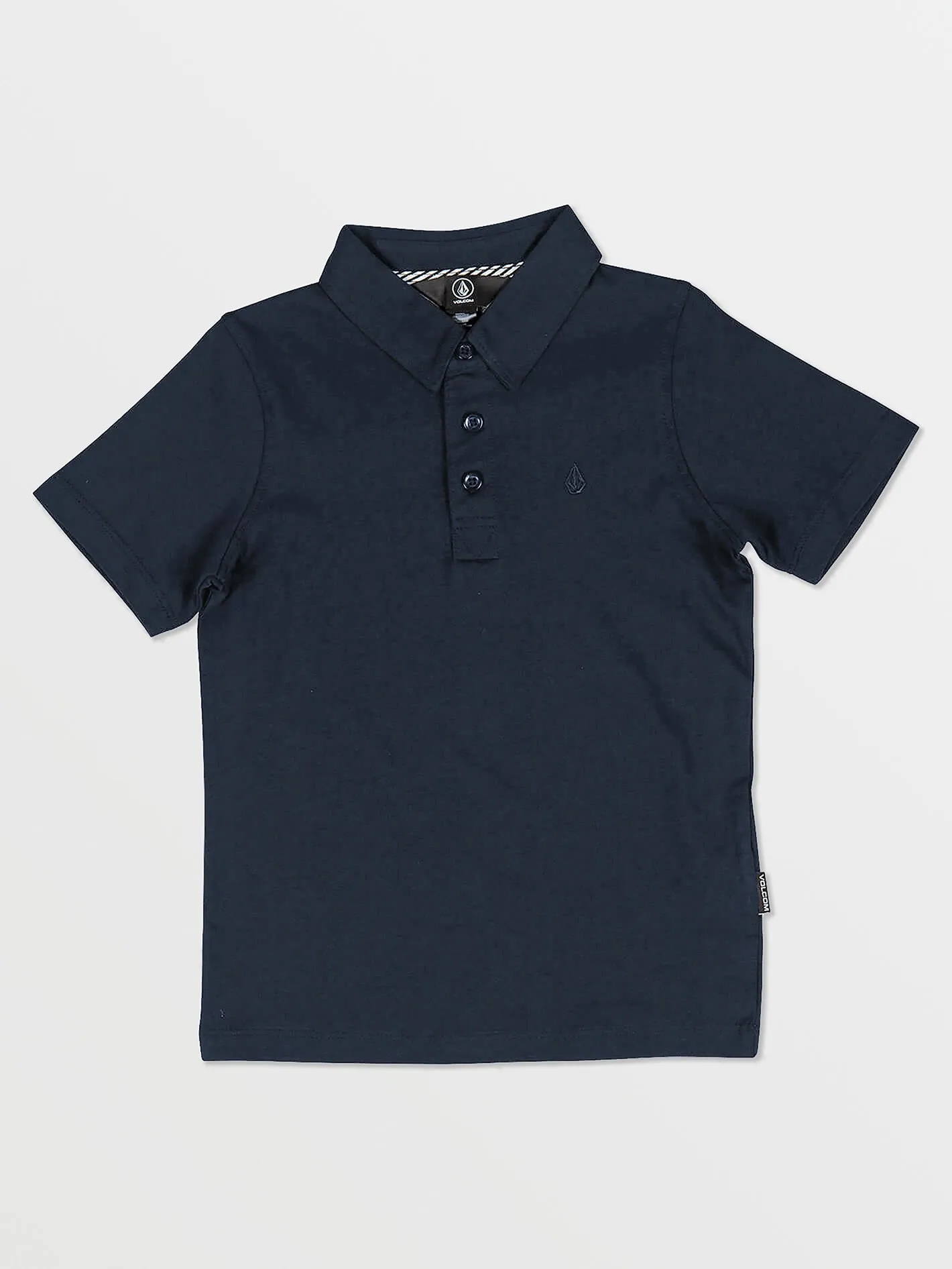 Little Boys Wowzer Polo Short Sleeve Shirt - Navy sold by Volcom