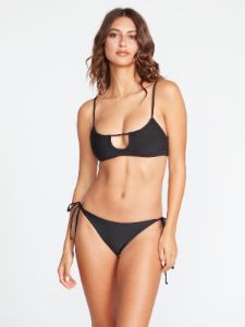 Simply Seamless Scoop Bikini Top - Black sold by Volcom