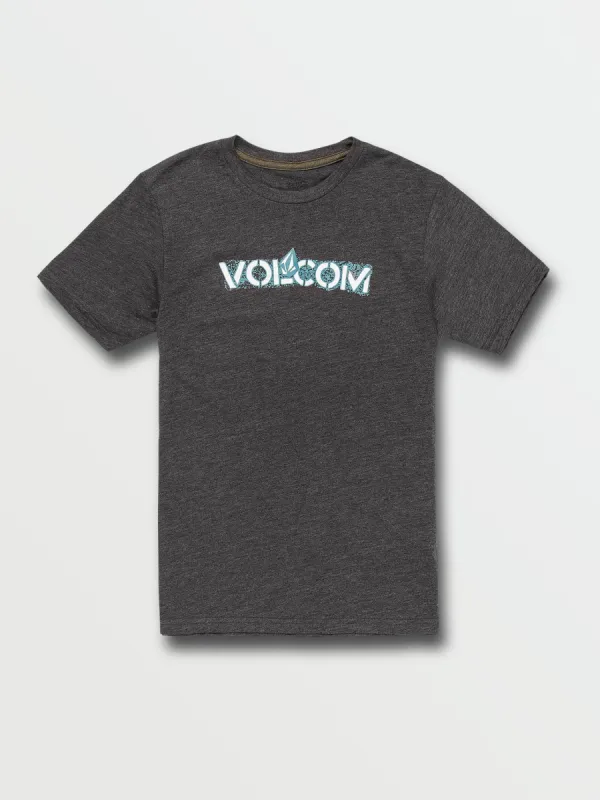 Big Boys Punk Flyer Short Sleeve Tee - Heather Black sold by Volcom