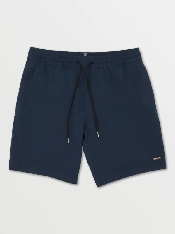 Stones Hybrid Elastic Waist Shorts - Navy sold by Volcom