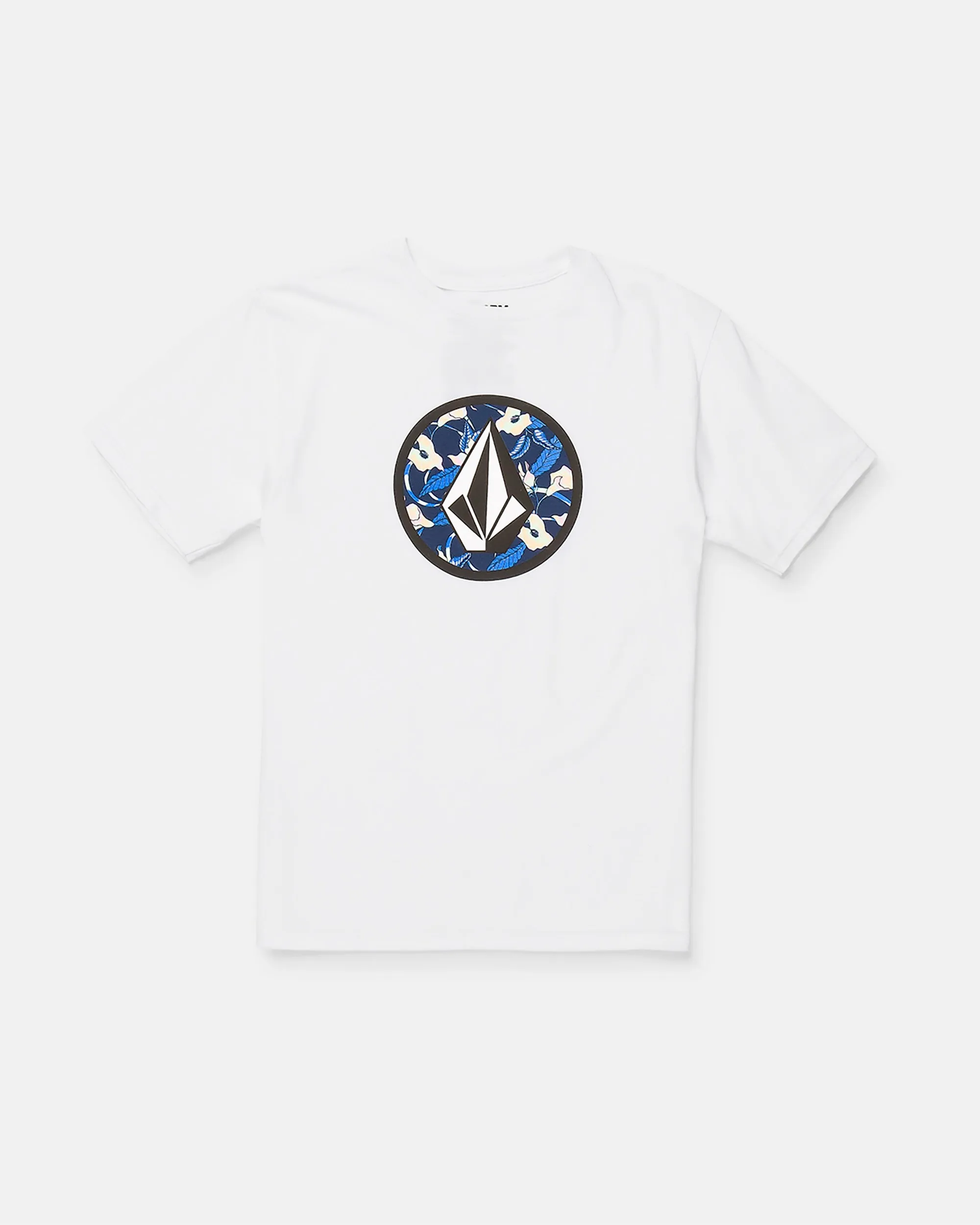 Big Boys Circle Stone Short Sleeve Tee - White sold by Volcom